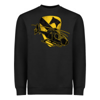 Black 1st cavalry division chopper helicopter air cav Heavyweight Sweatshirt - Jasminsmagicworld