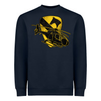 Navy 1st cavalry division chopper helicopter air cav Heavyweight Sweatshirt - Jasminsmagicworld