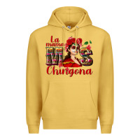 Antique Gold La mama mos Chingona Premium Hoodie - NancyCooperArtShop