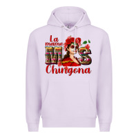Lilac La mama mos Chingona Premium Hoodie - NancyCooperArtShop