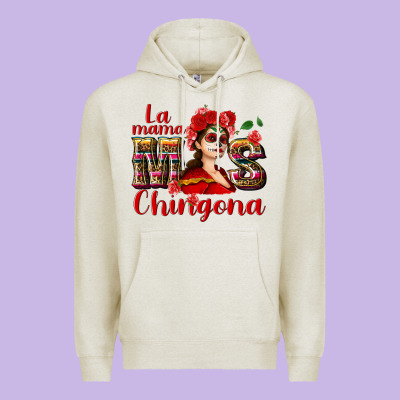 La Mama Mos Chingona Premium Hoodie Designed By Nancycooperartshop