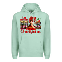 Seafoam La mama mos Chingona Premium Hoodie - NancyCooperArtShop