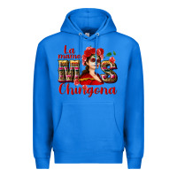 True Royal La mama mos Chingona Premium Hoodie - NancyCooperArtShop