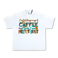 White i am holding a cup of coffee so yeah iam pretty bu Urban Heavy Tee - AdoDesignShop