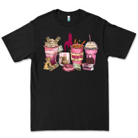 Black Girl boss coffee cups Premium Tee - Zillion Design Studio
