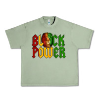 Oil Green Juneteenth Lion King Black Power Urban Heavy Tee - LillyAllenDesigns