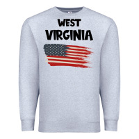 Heather Grey WEST VIRGINIA Premium Sweatshirt - Bettercallsaul
