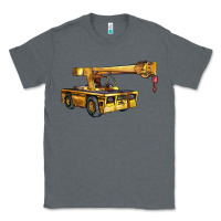 Charcoal Heather carry deck crane Classic Tee - LillyAllenDesigns