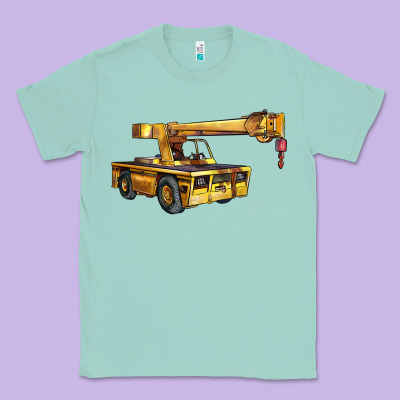 Carry Deck Crane Classic Tee Designed By Lillyallendesigns