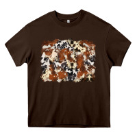 Cowhide Background Heavy Core Tee | Teevron