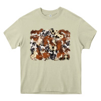 Mossy cowhide background Heavy Core Tee - Zillion Design Studio