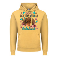 Life Is Better With A Dachshund Vintage Hoodie | Teevron