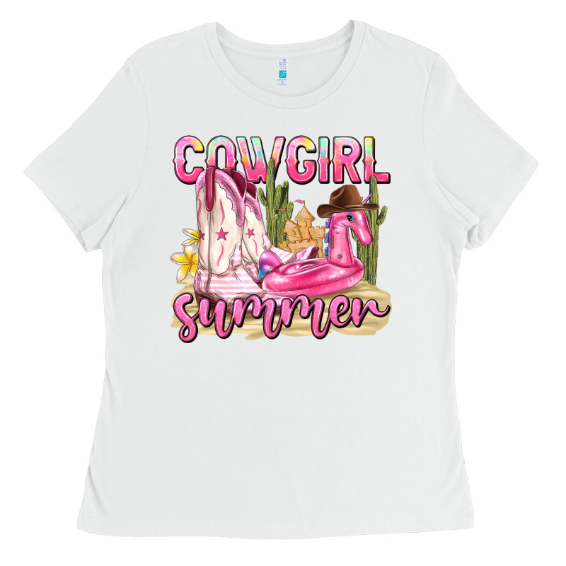 Cowgirl Summer Ladies Tee by texasbilliewilder | Teevron