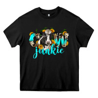 Black cow junkie Heavy Core Tee - Zillion Design Studio