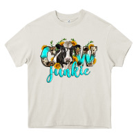 Cream cow junkie Heavy Core Tee - Zillion Design Studio