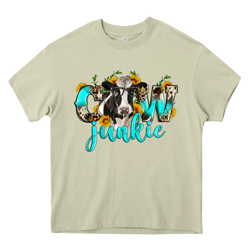 Cow Junkie Heavy Core Tee by Zillion Design Studio | Teevron