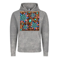 Cloud Rock 4th of july turquoise gemstone seamless pattern Vintage Hoodie - BundleAndBundleShop