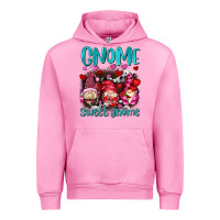 Fuchsia Pink gnome sweet gnomes olivia Urban Hoodie - OliviaCreatesArt