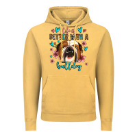 Vintage Mustard life is better with a bulldog Vintage Hoodie - Jasminsmagicworld