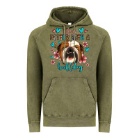 Vintage Olive life is better with a bulldog Vintage Hoodie - Jasminsmagicworld