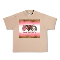 Burro peace love shih tzu Urban Heavy Tee - Jasminsmagicworld