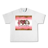 Lunar Rock peace love shih tzu Urban Heavy Tee - Jasminsmagicworld