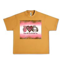 Peanut Butter peace love shih tzu Urban Heavy Tee - Jasminsmagicworld