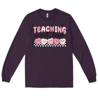 Plum teaching sweetheart Long Sleeve Tee - MaliasSmallBusiness