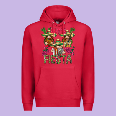 Let's Fiesta With Gnomes Premium Hoodie Designed By Nancycooperartshop