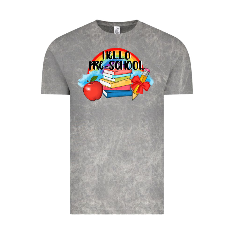 Hello Pre School Vintage Tee by AdoDesignShop | Teevron