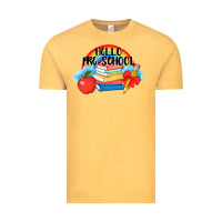 Vintage Mustard Hello Pre School Vintage Tee - AdoDesignShop