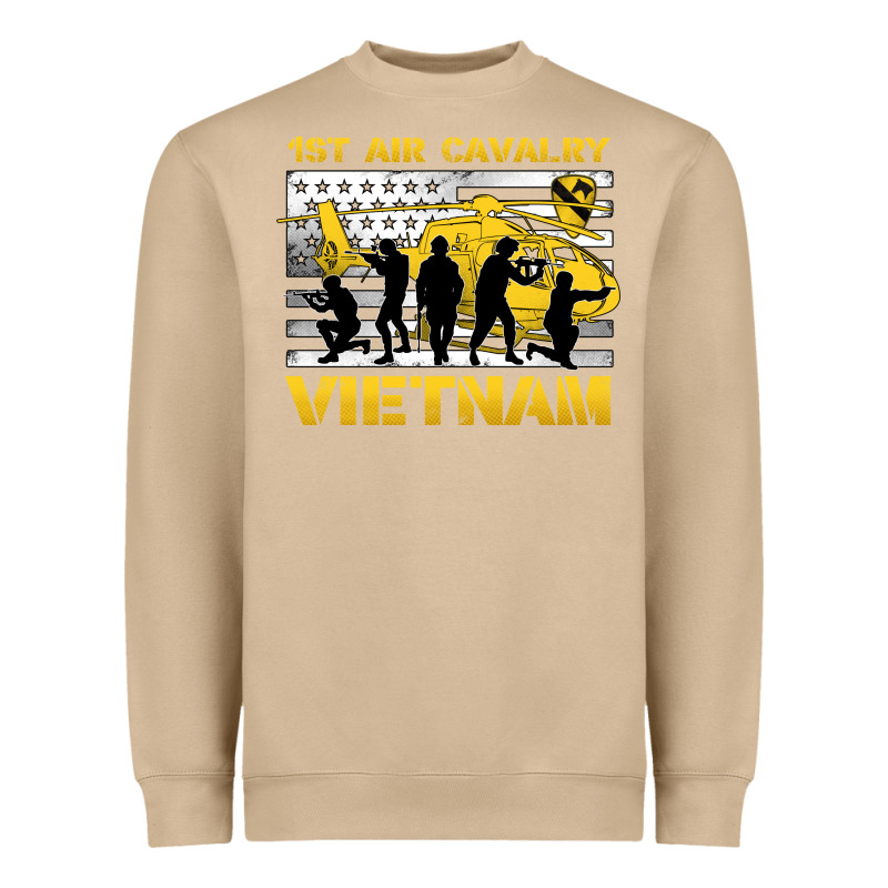 1st Air Cavalry Vietnam Veteran Heavyweight Sweatshirt by Jasminsmagicworld | Teevron