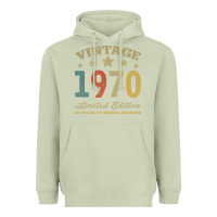 Matcha Vintage 1970 Limited Edition 50 Years Of Being Awesome Heavyweight Hoodie - Bettercallsaul
