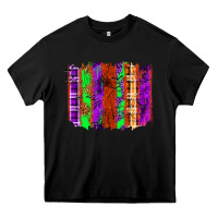 Black Halloween Brushstrokes Heavy Core Tee - texasbilliewilder