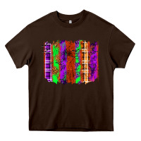 Chocolate Brown Halloween Brushstrokes Heavy Core Tee - texasbilliewilder