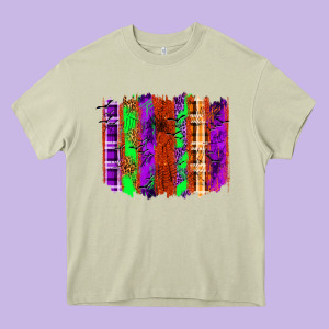 Halloween Brushstrokes Heavy Core Tee Designed By Texasbilliewilder