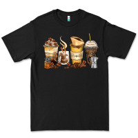 Black coffee cups Premium Tee - Zillion Design Studio