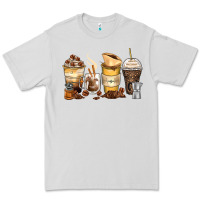 Dove Grey coffee cups Premium Tee - Zillion Design Studio