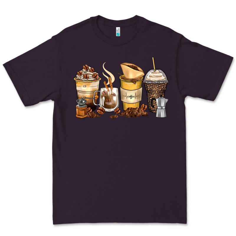Coffee Cups Premium Tee by Zillion Design Studio | Teevron
