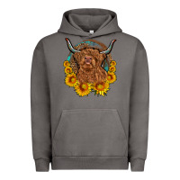 Pigment Tornado cow sunflower leopard Urban Hoodie - OliviaCreatesArt