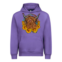 Tulip cow sunflower leopard Urban Hoodie - OliviaCreatesArt
