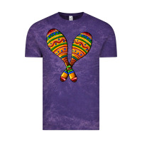 Cloud Purple mexican maracas Vintage Tee - AdoDesignShop