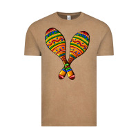 Vintage Coffee mexican maracas Vintage Tee - AdoDesignShop