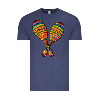 Vintage Denim mexican maracas Vintage Tee - AdoDesignShop