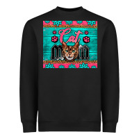 Black Western Bengal Cat Mom Heavyweight Sweatshirt - LillyAllenDesigns