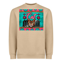 Mushroom Western Bengal Cat Mom Heavyweight Sweatshirt - LillyAllenDesigns