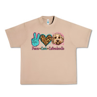 Burro peace love labradoodle Urban Heavy Tee - Jasminsmagicworld
