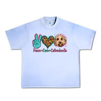 Grape Ice peace love labradoodle Urban Heavy Tee - Jasminsmagicworld