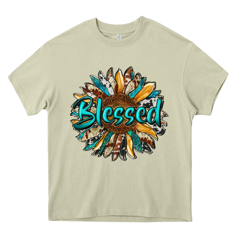 Blessed Sunflower Heavy Core Tee by RanaPortraitStore | Teevron
