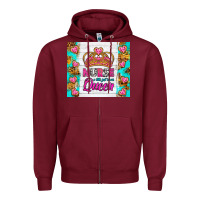 Burgundy Nurse A Title Just Above Queen Tumbler Zipper Hoodie - BundleAndBundleShop